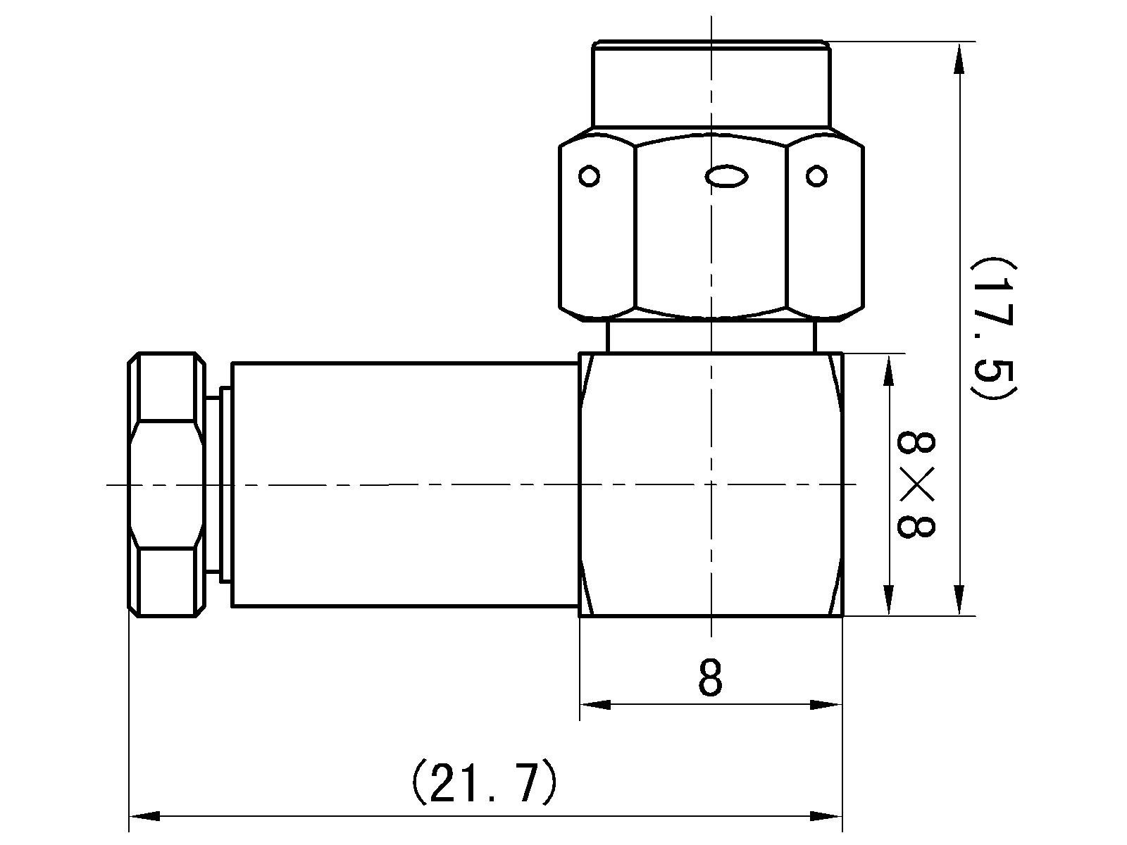 2.92 Male Bend RF Coaxial Cable Connector For FSE-360 Cable Connection