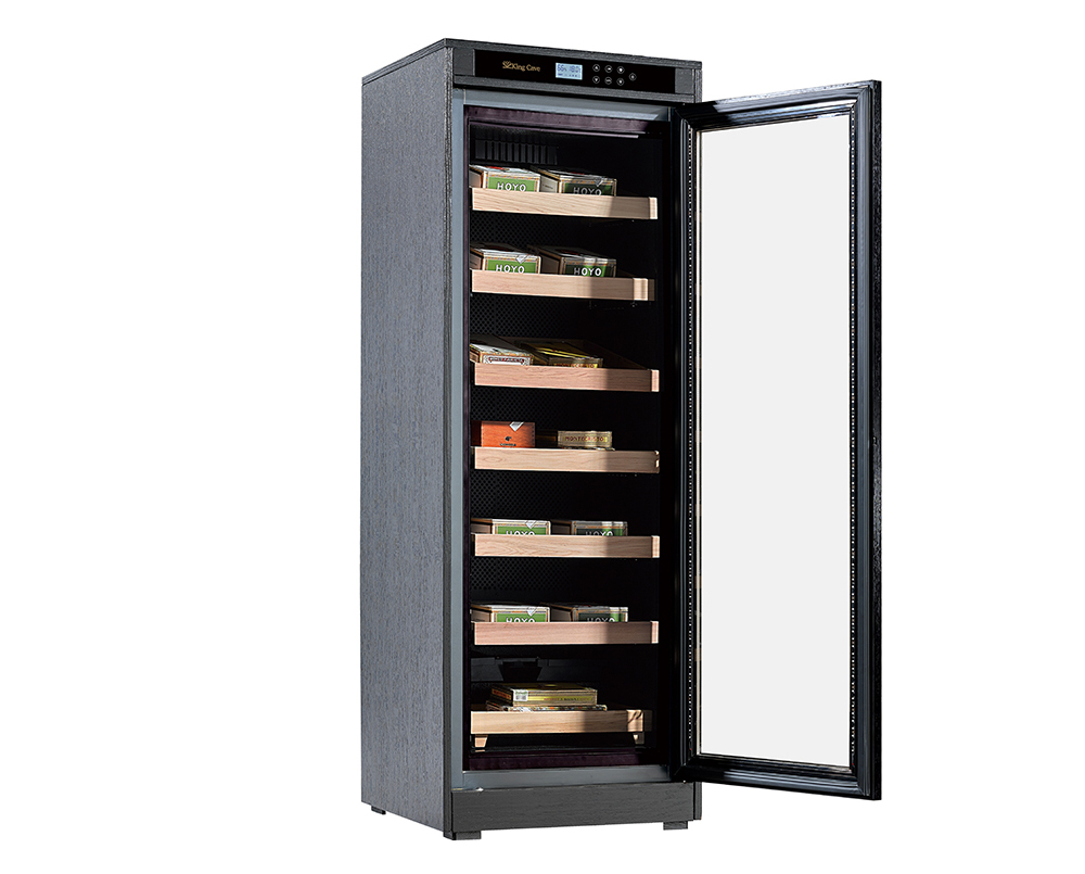 Large Lockable Digital Humidor Cabinet Electrical Cigar Cooler For Smoke Store