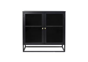 Wholesale 85cm Metal Frame 4 Glass Doors BSCI Modern Storage Chest from china suppliers