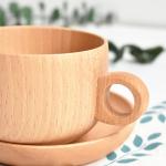 Beech Wooden Drinking Cups 250ml Wine Cocktails Mixed Drinks Beer Wooden Mug