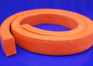 Wholesale Orange Silicone Sponge Rubber Strips Low Protein Adhesion Platinum Catalytic from china suppliers