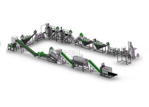 Wholesale 1500kgh Plastic Recycling Washing Machine 90KW Debaler Pet Washing Line from china suppliers