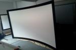 Hot Selling Lowest Cost 80" Cinema Curved Frame Projection Screen 16:9 Ratio