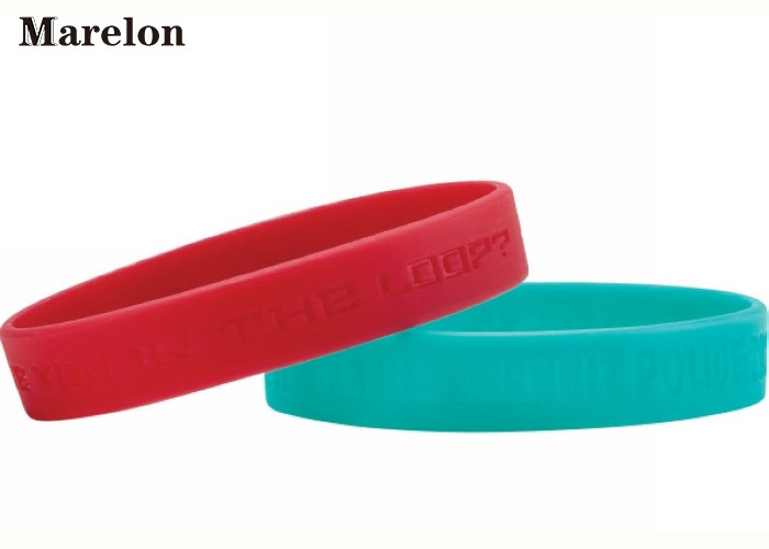 Multi Color Wristband Custom Silicone Bracelet With Screen Printing Logo