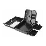 IP65 Fiber Optic Terminal Box , FTTH Drop Cable Box Black Color