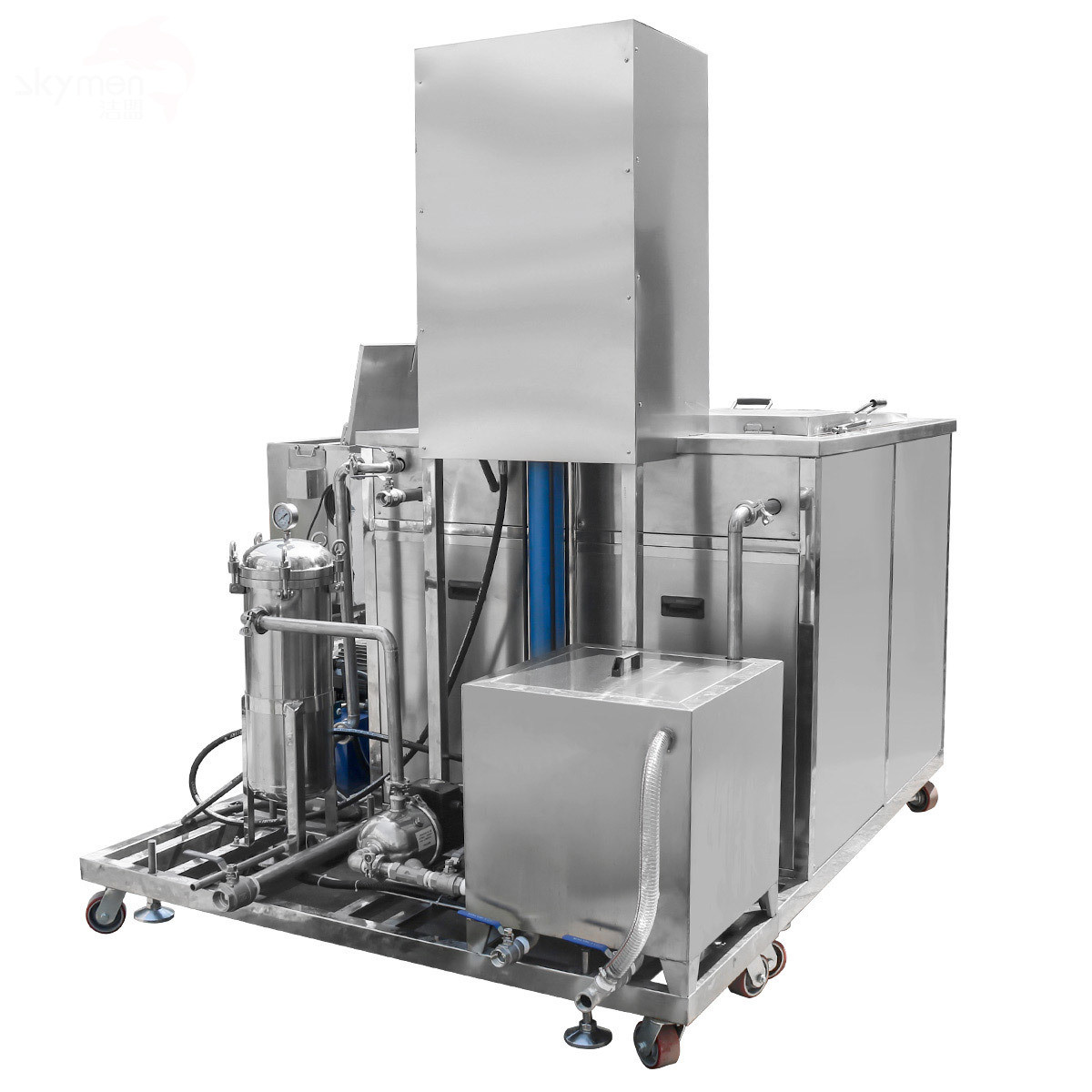 Stainless Steel Ultrasonic Cleaner Factory Cleaning Solution Industrial 0.6kw