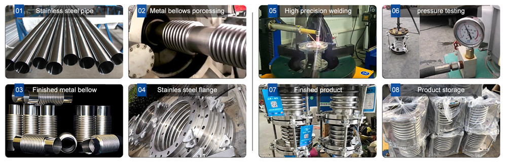 SS304 SS316 Stainless Steel Axial Expansion Joint DN50---DN3000