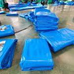 PE Tarpaulin Lightweight Cover for Outdoor Items Rainproof Dustproof Moisture