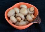 Steamed Whole canned button mushrooms