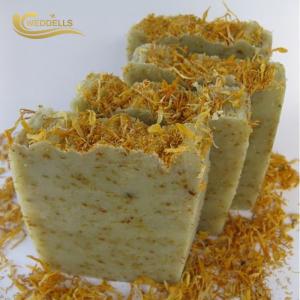 China Pure Dried Flower Essential Oils BSCI Natural Body Soap Bar on sale