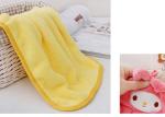 Cute cartoon kitchen super absorbent hanging towel non-hairing thick coral
