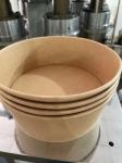 High speed disposable kraft paper soup cup paper bowl porridge bucket popcorn