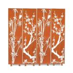 Bamboo Metal Corten Steel Privacy Screens 1.5-3mm Thickness