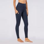 Breathable Burgundy Womens Yoga Leggings OEM ODM High Rise Running Tights
