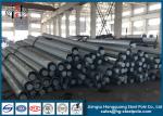 Octagonal Electrical Power Steel Tubular Poles , Galvanised Metal Pole