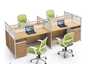 Wholesale modern 4 seat office partition workstation,4 person office cubicle,#JO-7007 from china suppliers