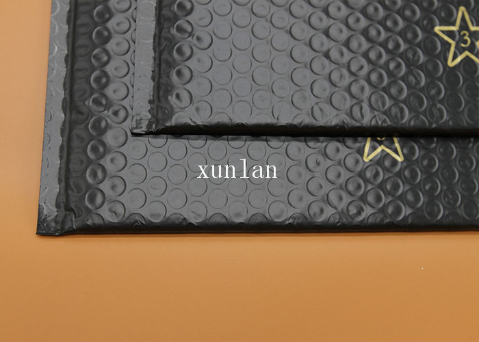 No Fading Flat Poly Bubble Mailers , No Permeation Black Bubble Mailers