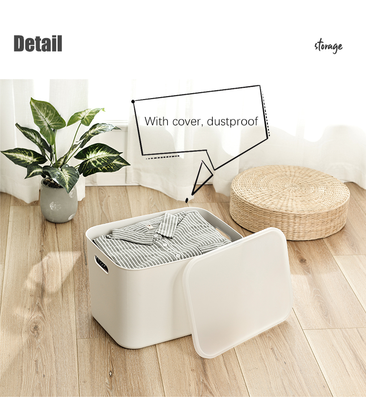 18L Office Desk Organiser Collapsible Plastic Bins For Cube Storage