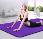 2016 Hot Sale Non Slip PVC Thick Yoga Mats With Carry Strap ,Available 10 Colors