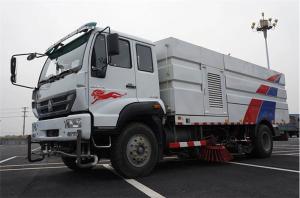 Wholesale HOWO 10m3 Street Sweeper Truck Vacuum Road 35t 6 Wheelers from china suppliers