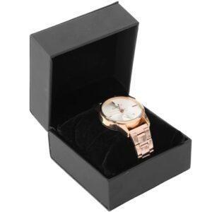 Wholesale Velvet Wrist Watch Packaging Box Custom Size Accepted CMYK Offset Printing from china suppliers