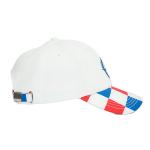 ACE 3d Embroidery Logo Custom Golf Caps / White Cotton Baseball Cap