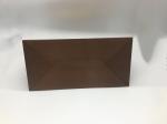 Brown Kraft Branded Paper Bags With Handles Custom Logo Printed Machine Made