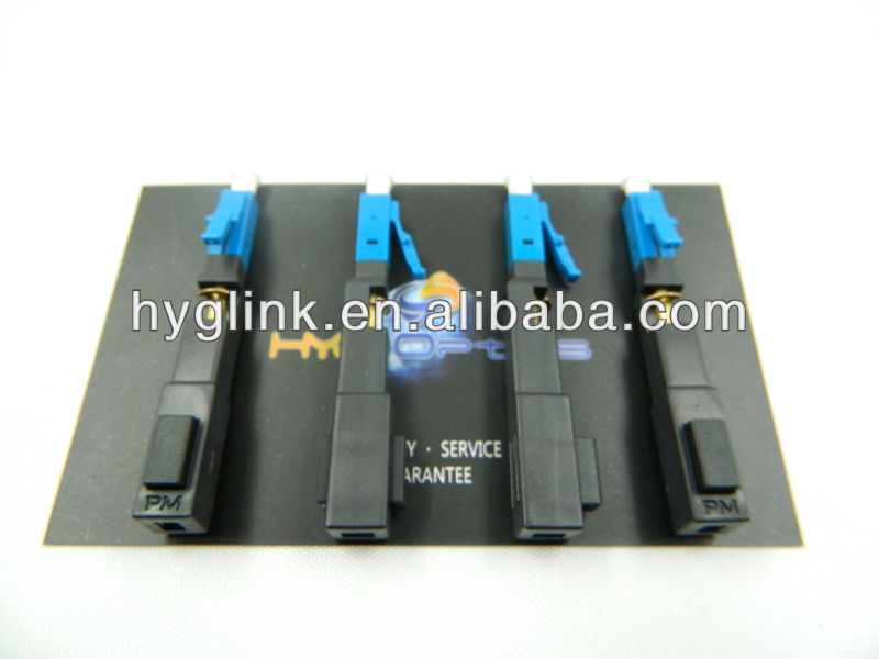Fiber optic LC/UPC fast connector