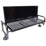 Antioxidation Street 207cm All Steel Garden Benches