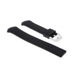 Men Watch Strap 20mm Rubber Silicone Watch Straps Moonwatch Curved
