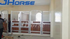Wholesale Prefabricated Powder Coated Horse Boarding Stables Entire Opening from china suppliers