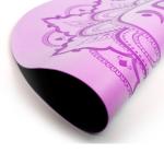 anti slip eco friendly round PU rubber circle round yoga mat