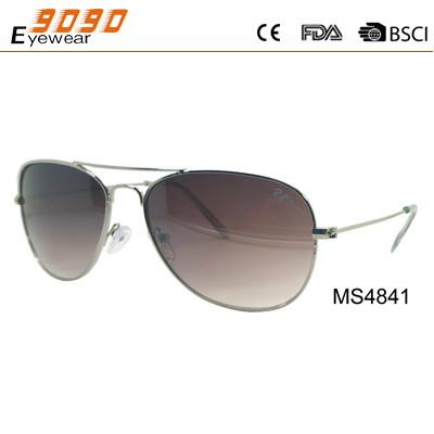 Hot Sale Mirrored Metal Sunglasses , UV 400 protection lens,suitable for men and
