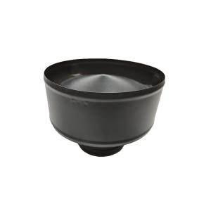 Wholesale 100mm Carbon Steel Pellet Stove Chimney Pipe Cap Sliver color from china suppliers