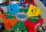 Bungee Run Inflatable Sports Games , Inflatable Assault Course Highly Participat
