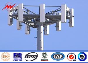 Wholesale Round Tapered Mast Steel Structure Mono Pole Tower , Monopole Telecom Tower from china suppliers