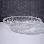 Oval Shape Wash Basin Bowl Counter Top Crystal Clear Vanity 530mm Length