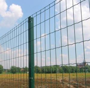 Wholesale European PVC Coated Welded Wire Mesh Security Fencing Curved 50 X 100mm from china suppliers