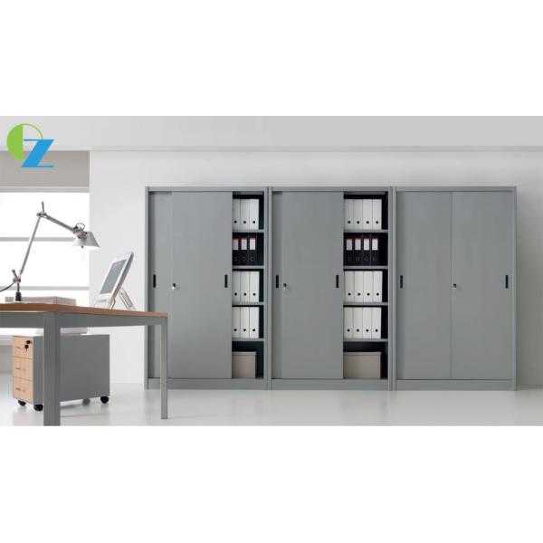 KD Structure Big Filing Cabinet Sliding Door Cold Rolled Steel