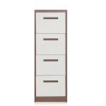 H1315 4 Drawer Filing Cabinet Metal Document Filing Storage Cabinet Office