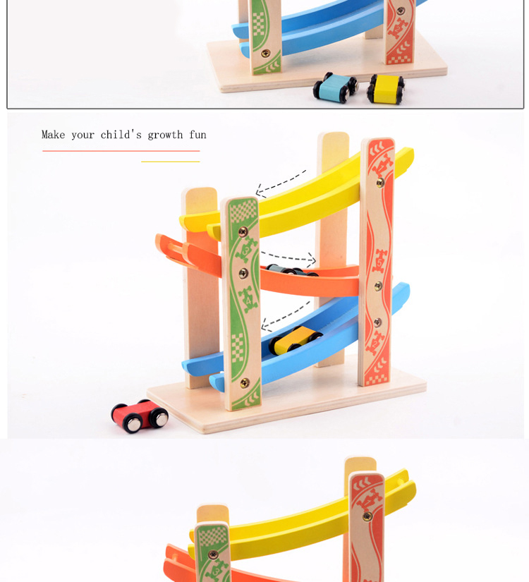 Wooden Educational Baby Developmental Toys Glider Multilayer Children Boys