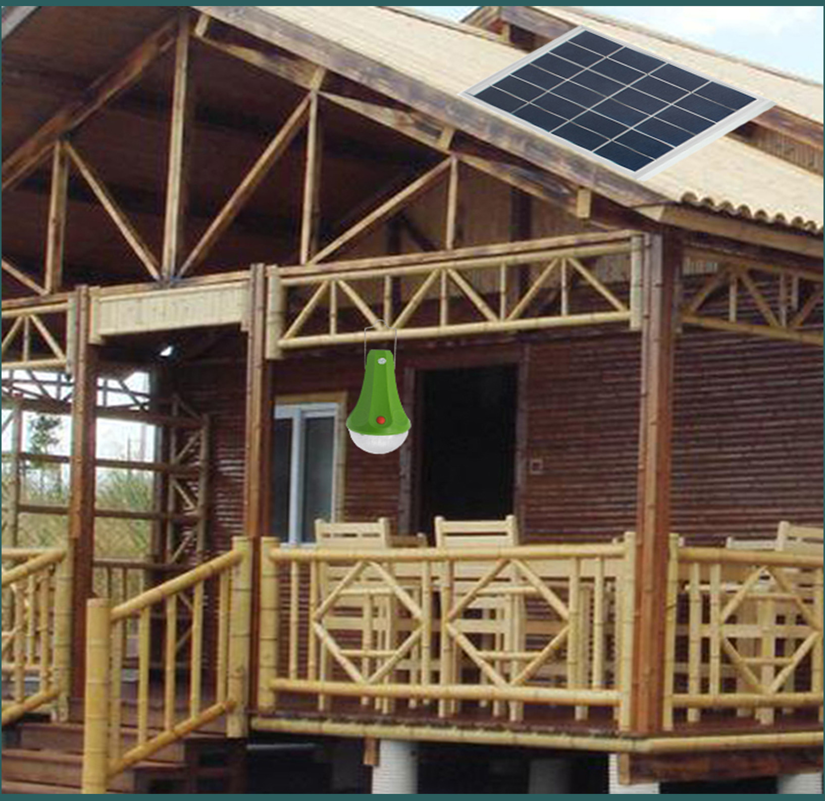 Reliable LED Solar Light Kits With 5200MAH Lithium Battery
