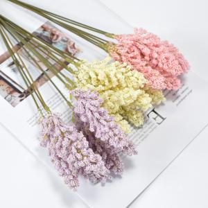 Wholesale Minimalist Faux Wheat Bouquet Realistic Fake Flowers 5x30cm Plastic from china suppliers