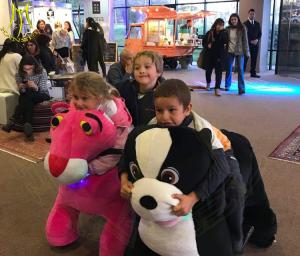 Wholesale Hansel amusement kids plush stuffed electric battery operated ride on animals from china suppliers