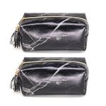 Wholesale Fashion Travel Portable Marble Cosmetic Makeup Bag With Tassel