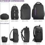 Padded Travel Personalized Customized Camera Bag Camera Case Compatible for Sony