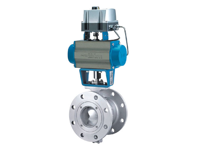 Throttling Instrumentation Control Valves , Controlling Flow V Type Ball Valve