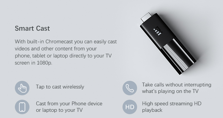 Xiaomi Mi Stick Android 9.0 Quad-core Assistant Netflix Xiaomi Mi Stick TV