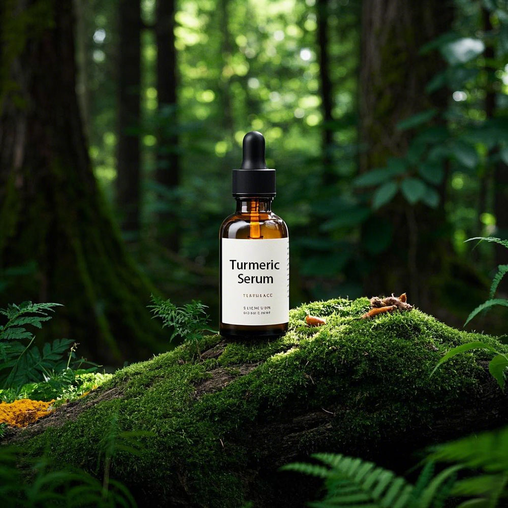 Turmeric Organic Anti Aging Face Oil Vitamin C Facial Whitening Serum Skin Care Product Lightening