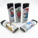 Torch 2022 Dongyi Custom Logo Cigarette Electric Lighter with Lovely Girl 8.1*2